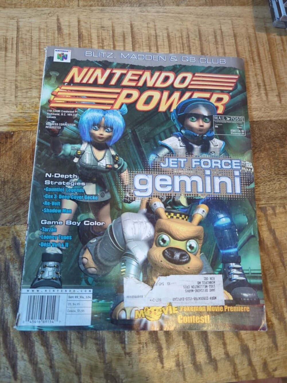 Nintendo Power Magazine Vol Issue #124 September 1999 With Comic